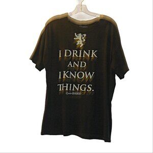 Game of Thrones‎ Black T-shirt Sz. XL
